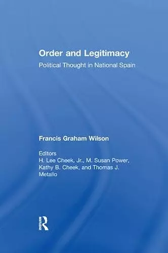 Order and Legitimacy cover