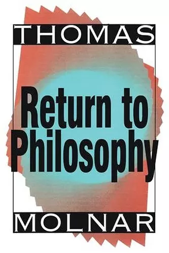 Return to Philosophy cover