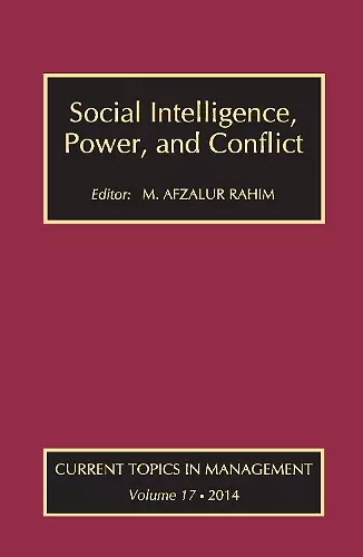 Social Intelligence, Power, and Conflict cover