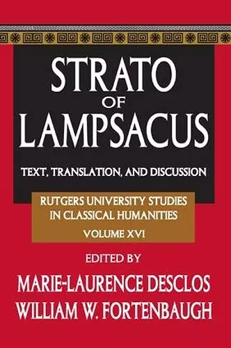 Strato of Lampsacus cover