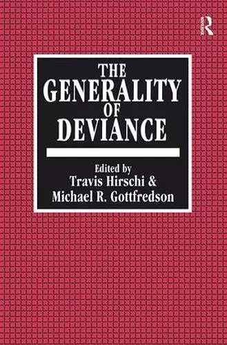 The Generality of Deviance cover