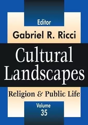 Cultural Landscapes cover