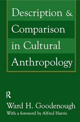 Description and Comparison in Cultural Anthropology cover