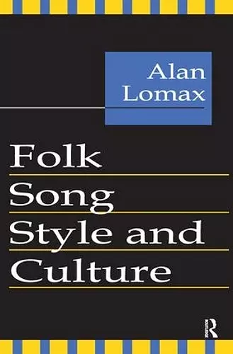 Folk Song Style and Culture cover