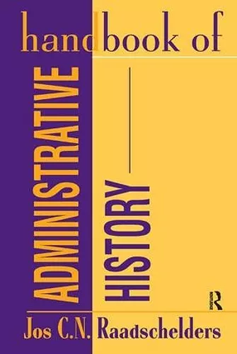 Handbook of Administrative History cover