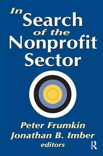 In Search of the Nonprofit Sector cover