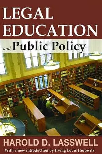 Legal Education and Public Policy cover