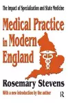 Medical Practice in Modern England cover