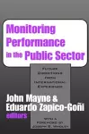 Monitoring Performance in the Public Sector cover