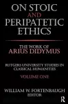 On Stoic and Peripatetic Ethics cover