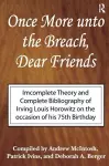 Once More Unto the Breach, Dear Friends cover
