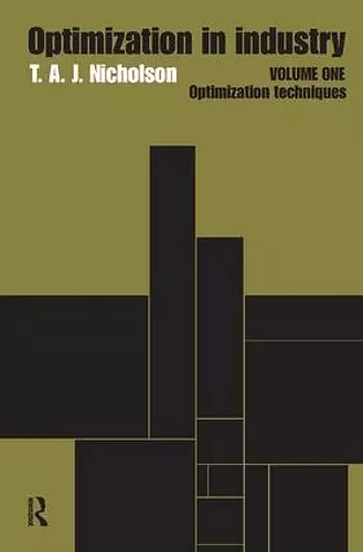 Optimization in Industry cover