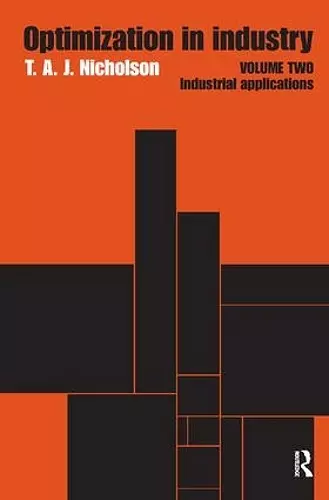 Optimization in Industry cover