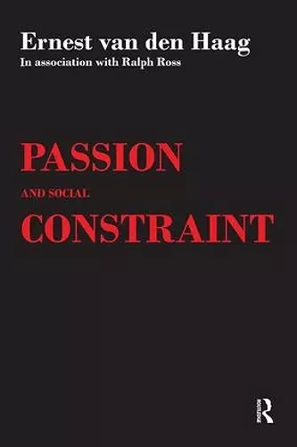Passion and Social Constraint cover