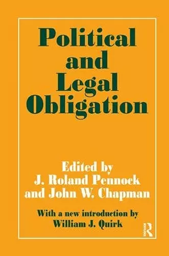 Political and Legal Obligation cover