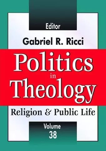 Politics in Theology cover