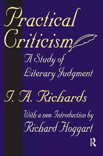 Practical Criticism cover