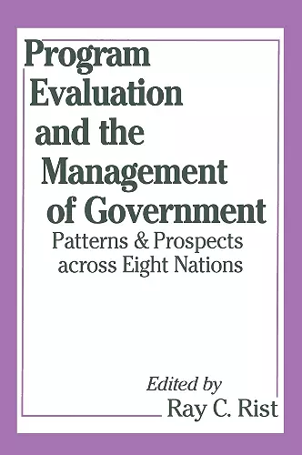 Program Evaluation and the Management of Government cover