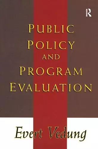 Public Policy and Program Evaluation cover