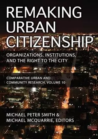 Remaking Urban Citizenship cover