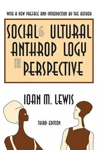 Social and Cultural Anthropology in Perspective cover