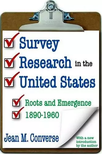 Survey Research in the United States cover