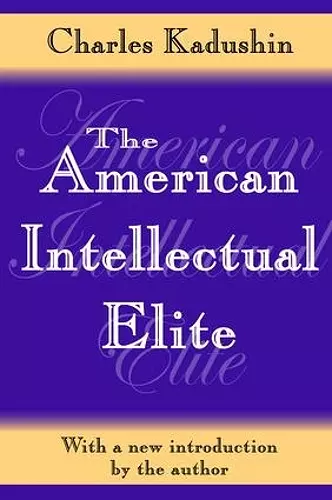 The American Intellectual Elite cover