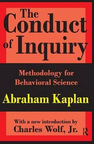 The Conduct of Inquiry cover