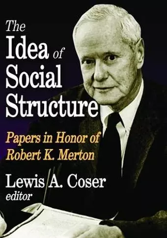 The Idea of Social Structure cover