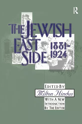 The Jewish East Side: 1881-1924 cover