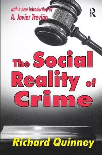 The Social Reality of Crime cover