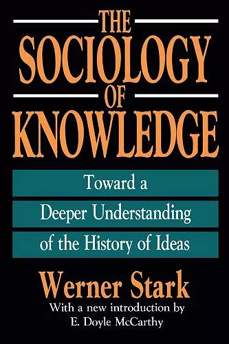 The Sociology of Knowledge cover