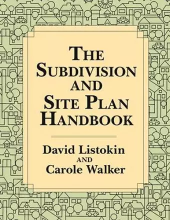 The Subdivision and Site Plan Handbook cover