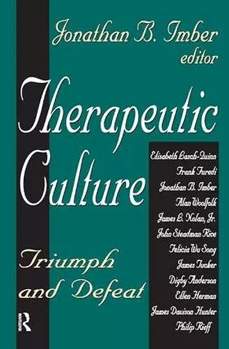 Therapeutic Culture cover