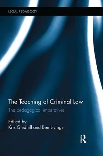 The Teaching of Criminal Law cover