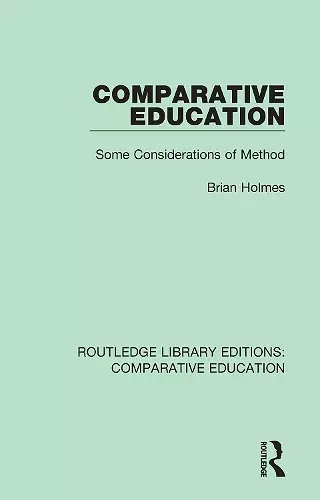 Comparative Education cover
