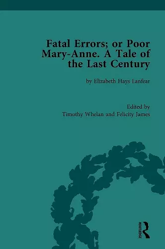 Fatal Errors; or Poor Mary-Anne. A Tale of the Last Century cover