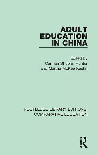Adult Education in China cover