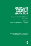 Vision and Values in Managing Education cover