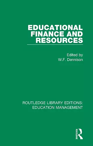 Educational Finance and Resources cover