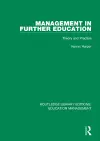 Management in Further Education cover