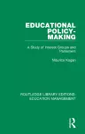 Educational Policy-making cover