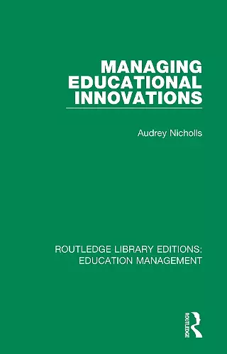 Managing Educational Innovations cover