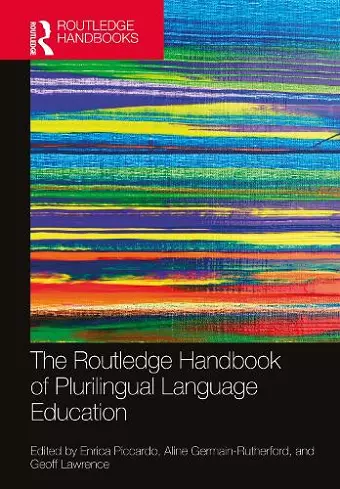 The Routledge Handbook of Plurilingual Language Education cover