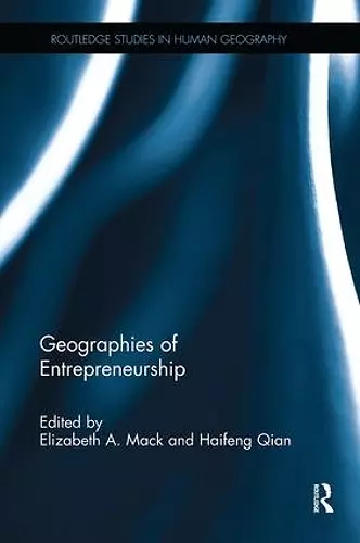 Geographies of Entrepreneurship cover