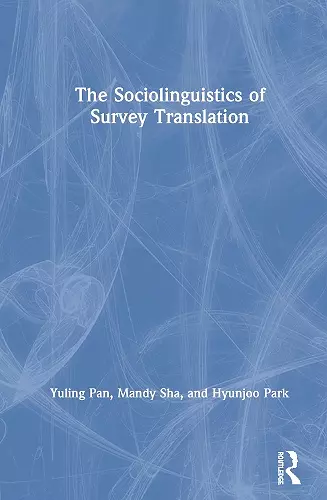 The Sociolinguistics of Survey Translation cover