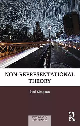 Non-representational Theory cover