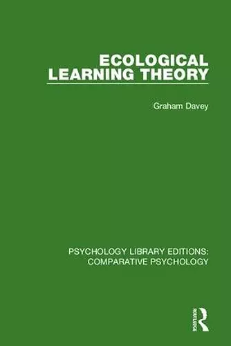 Ecological Learning Theory cover