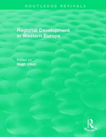 Routledge Revivals: Regional Development in Western Europe (1975) cover