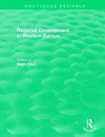 Routledge Revivals: Regional Development in Western Europe (1975) cover